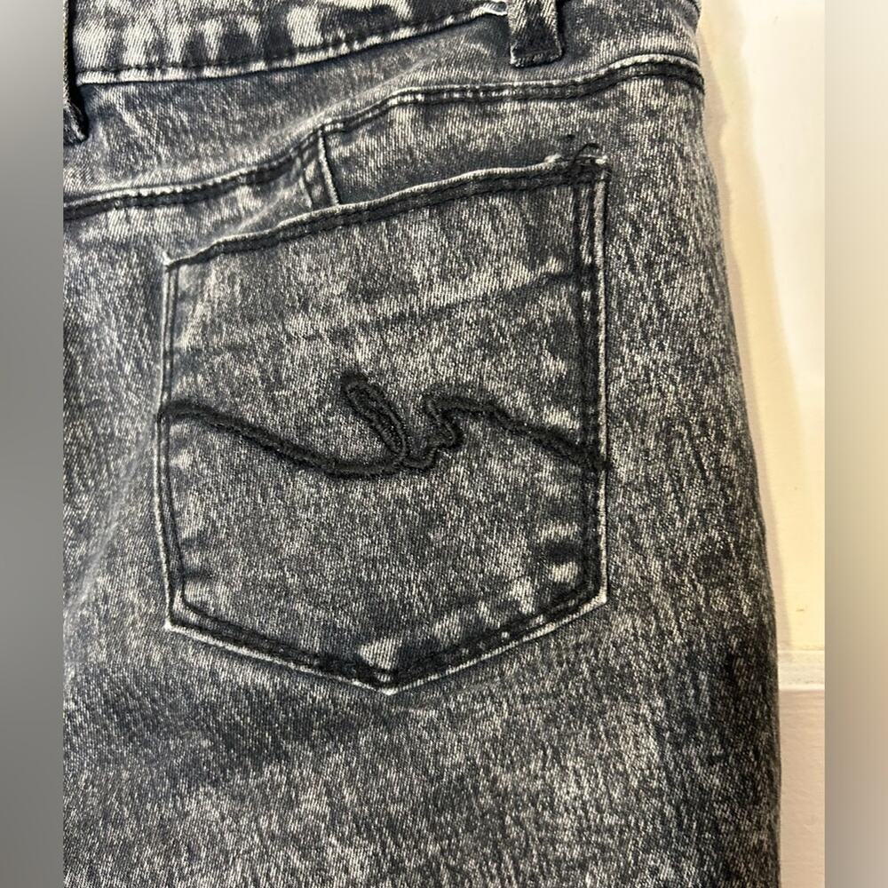 VTG Y2K Icon Apparel acid wash low tide I stretch skinny jeans. Size 6 - Picture 4 of 7